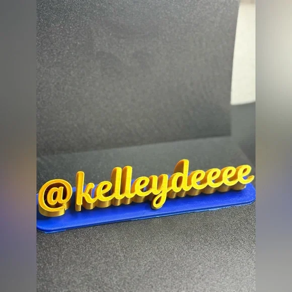 CUSTOM- 3D Printed Name Sign - Picture 3 of 9